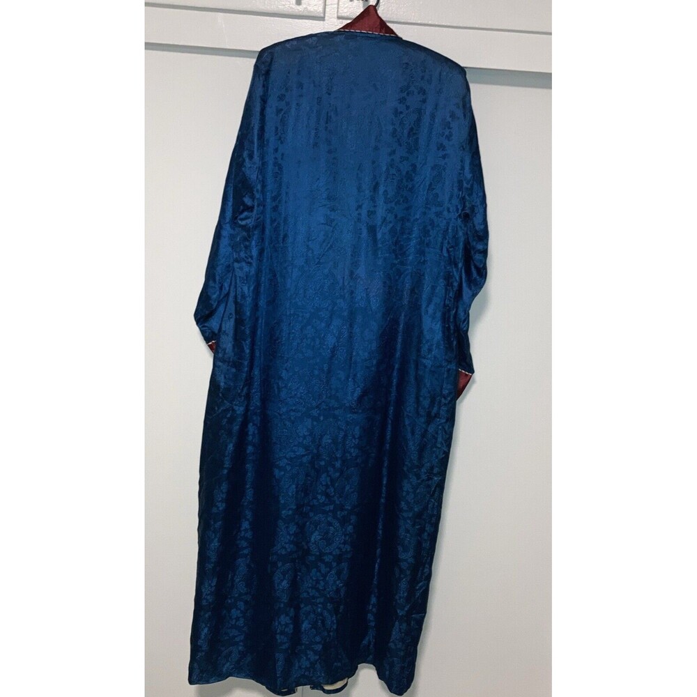 Vintage 1940/50's Japanese Silk Smoking Jacket~Embroidered - Picture 5 of 10